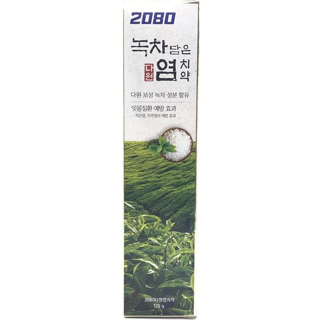 Зубна паста 2080 Salted Toothpaste Green Tea 120 г - фото 1