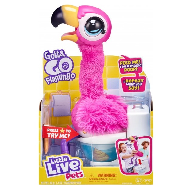 Интерактивная игрушка Little Live Pets Фламинго-обжора (26222) - фото 1