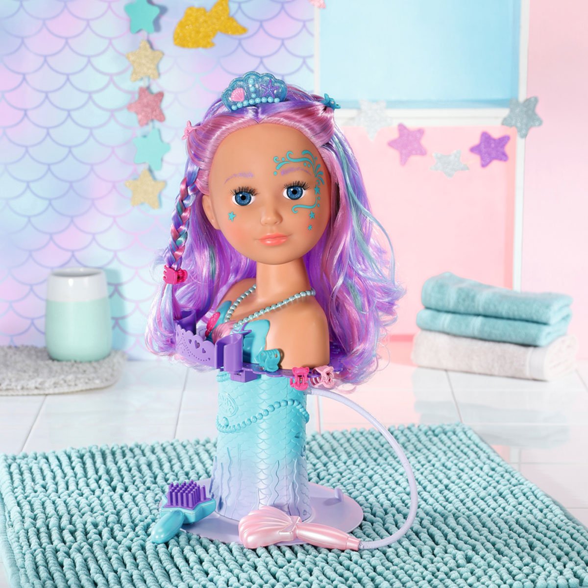 Лялька-манекен Baby Born Сестричка-Русалонька, з автоматичним душем (830550) - фото 3