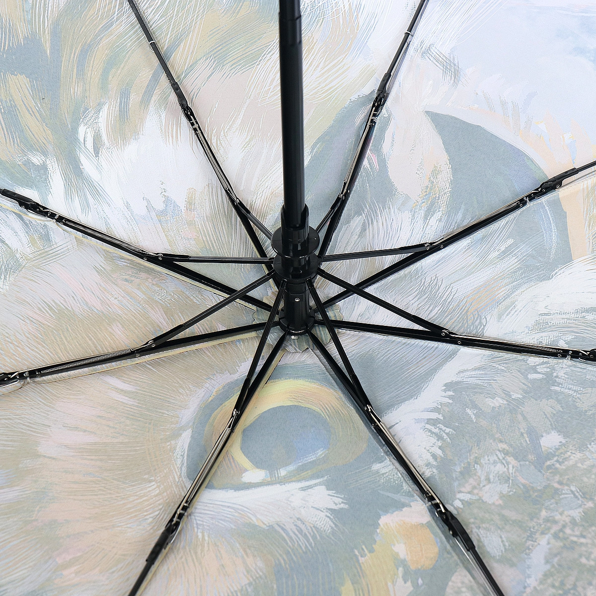 Жіноча складана парасолька повний автомат Trust 103 см різнобарвна - фото 4