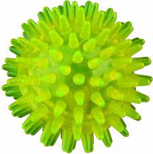 Іграшка для собак Trixie М'яч голчастий, термопластрезина, що світиться, d 5 см, в асортименті (33640) - фото 2