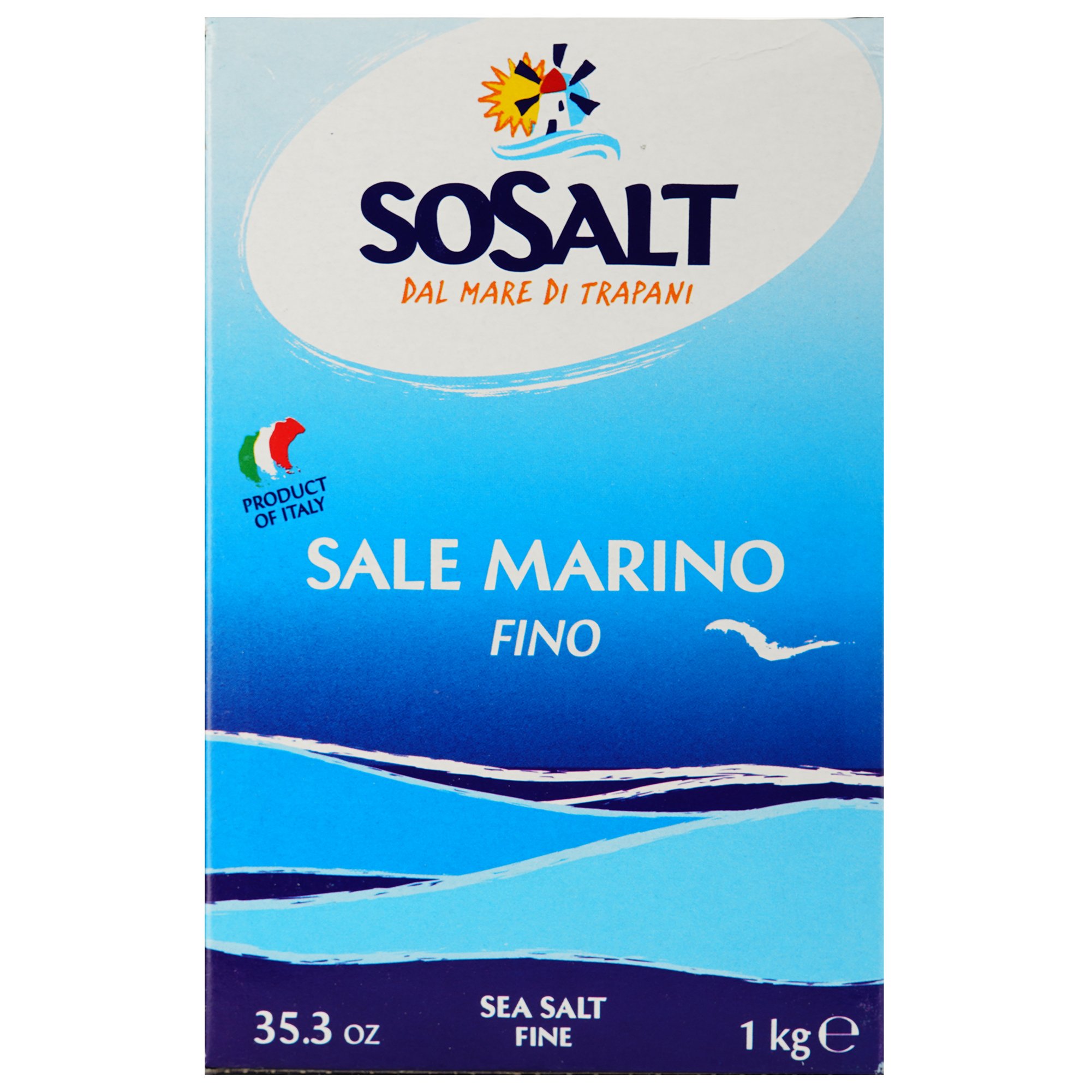 Соль морская Sosalt, мелкого помола, 1 кг (454025) - фото 1