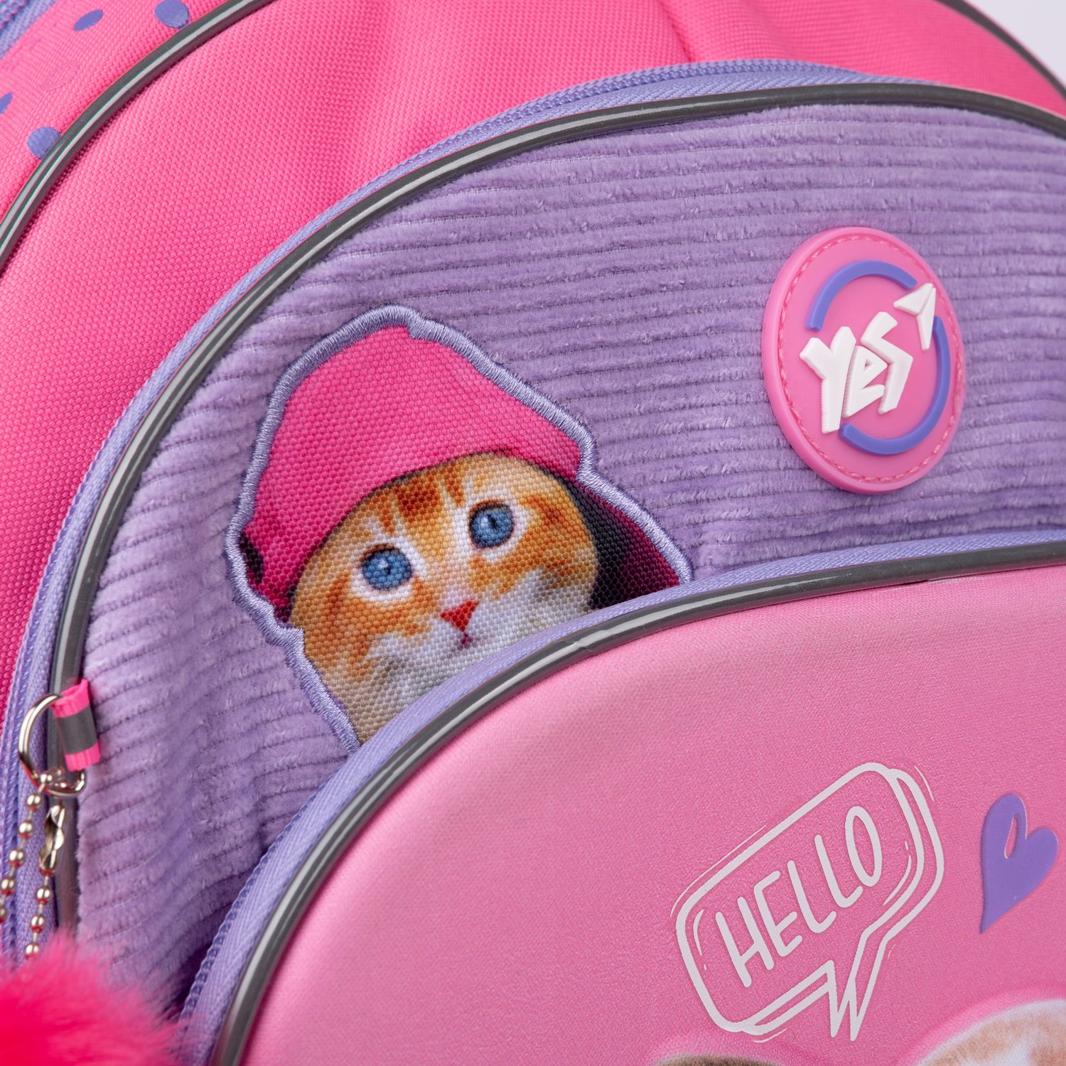 Рюкзак Yes S-58 Keith Kimberlin, бузковий з рожевим (554643) - фото 10