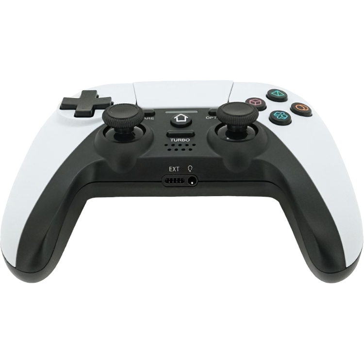 Геймпад джойстик Doubleshock PS02 Wireless PS4 Double Motor Vibration DualShock 4 White - фото 1