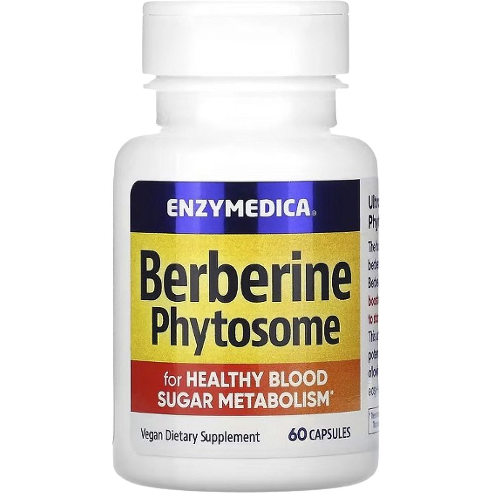 Берберин фитосомы Enzymedica Berberine Phytosome 60 капсул - фото 1