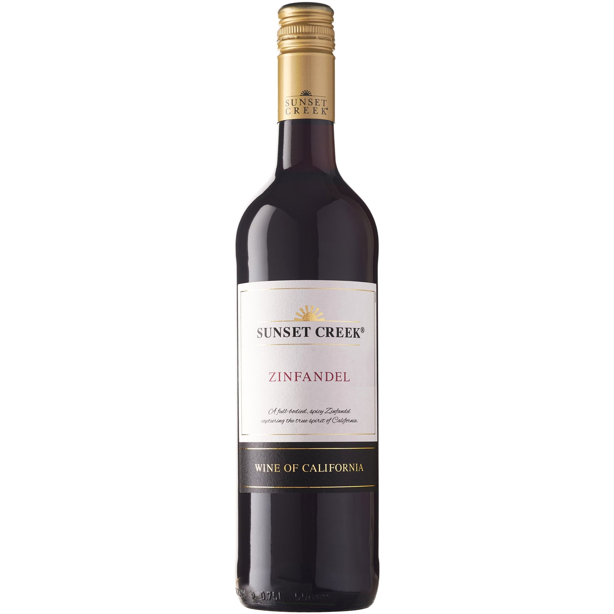 Вино Sunset Creek Zinfandel California красное сухое 0.75 л - фото 1