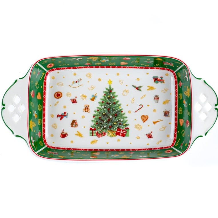 Шубниця Lefard Christmas Delight, 30,5x15,5x5,5 см, білий із зеленим (985-110) - фото 1
