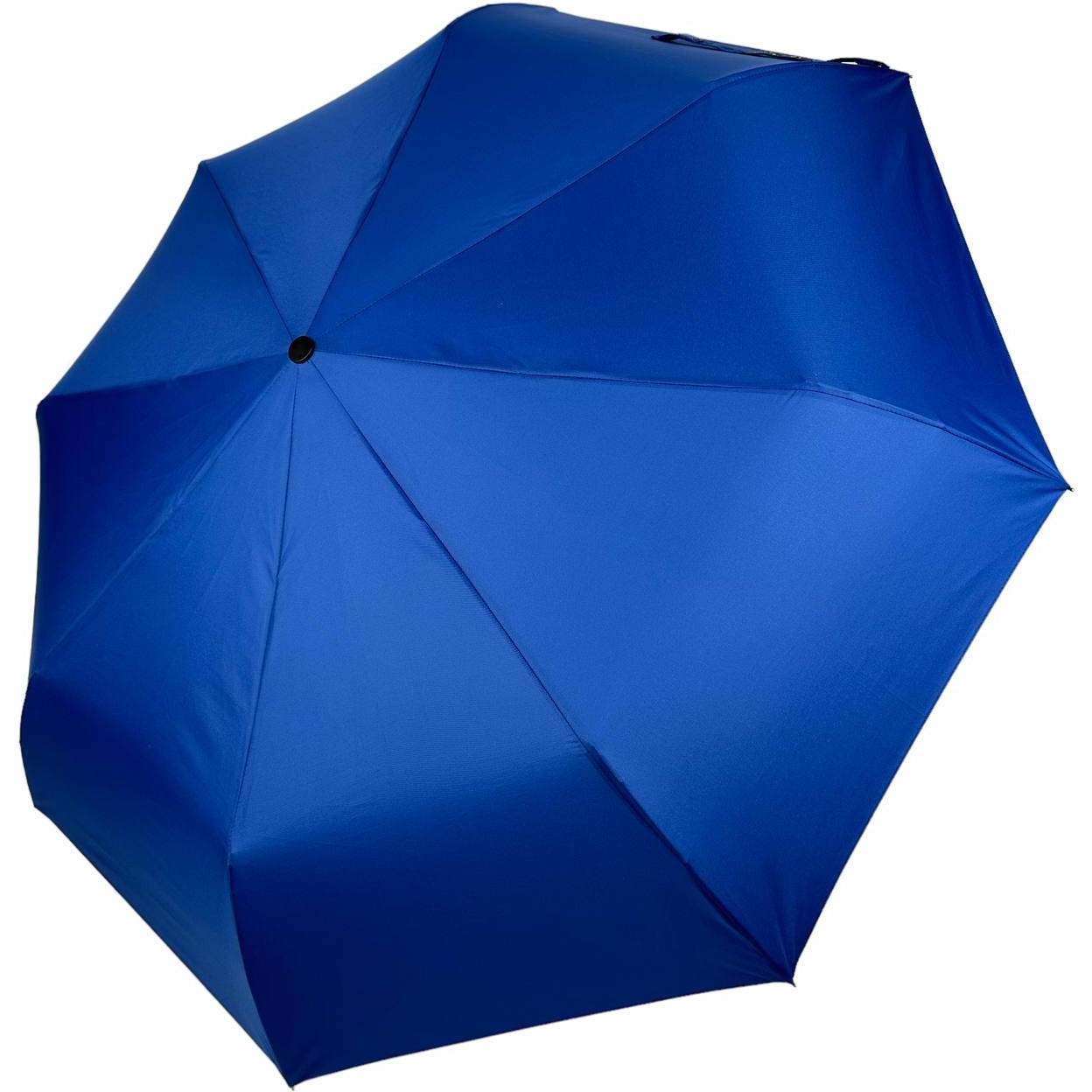 Жіноча складана парасолька механічна The Best 95 см синя - фото 1