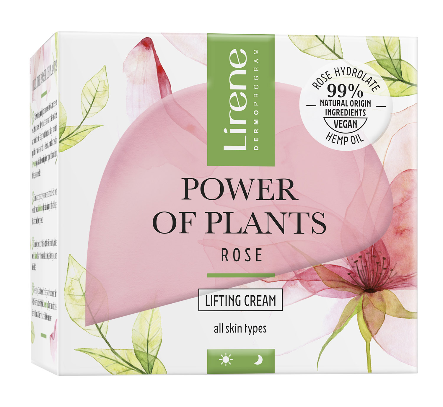 Крем для обличчя Lirene Power Of Plants Rose Lifting Cream 50 мл - фото 2