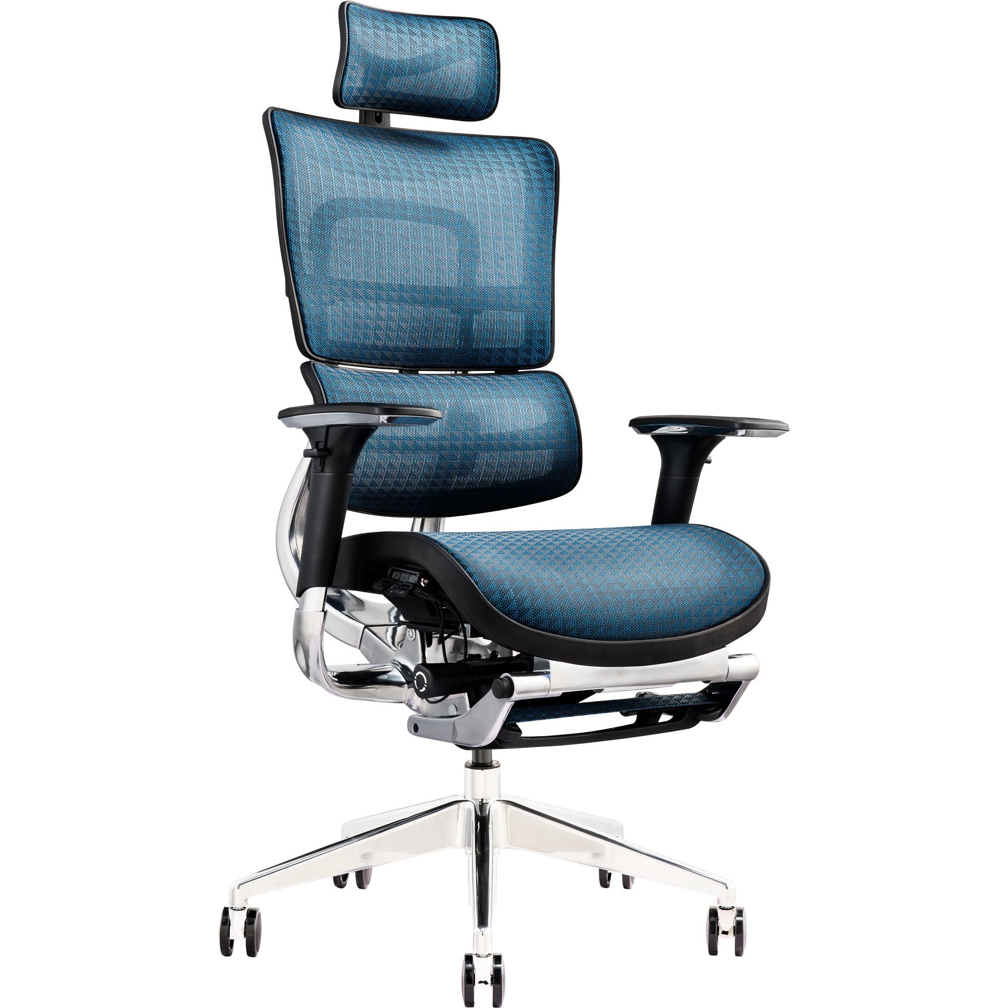 Офисное кресло GT Racer X-801L (W-85), синее (X-801L Blue (W-85)) - фото 1