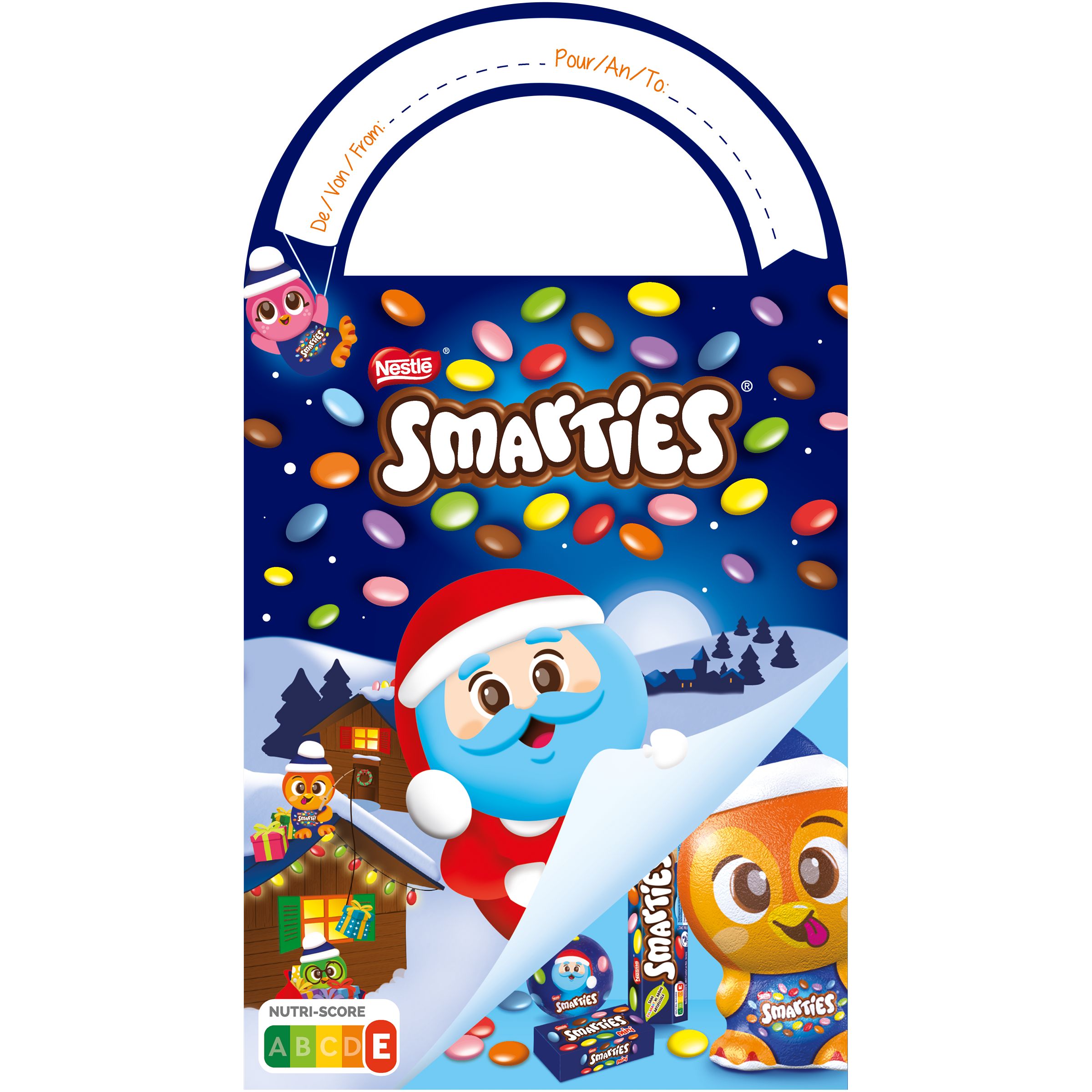 Новогодний подарок Smarties Рождественский мешок 197 г - фото 1