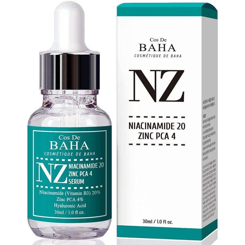 Сыворотка для лица Cos De BAHA Niacinamide 20% Zinc 4% Serum 30 мл - фото 1