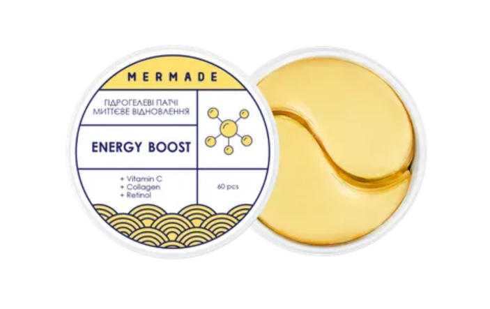 Патчи Mermade Energy Boost, гидрогелиевые, витаминизированные, 60 шт. (MRPAT002) - фото 1