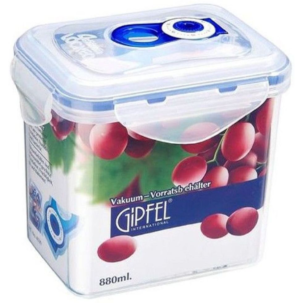 Контейнер для зберігання продуктів Gipfel вакуумний 880 мл (4529) - фото 1