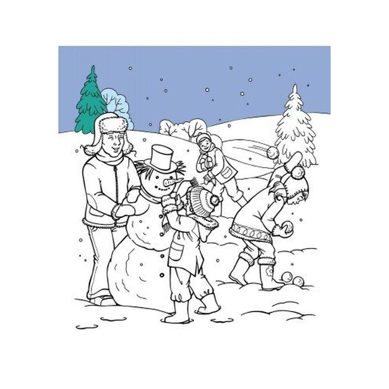Раскраска Видавництво Ранок Любимые раскраски Деда Мороза Новогодняя карусель (С544012У) - фото 3