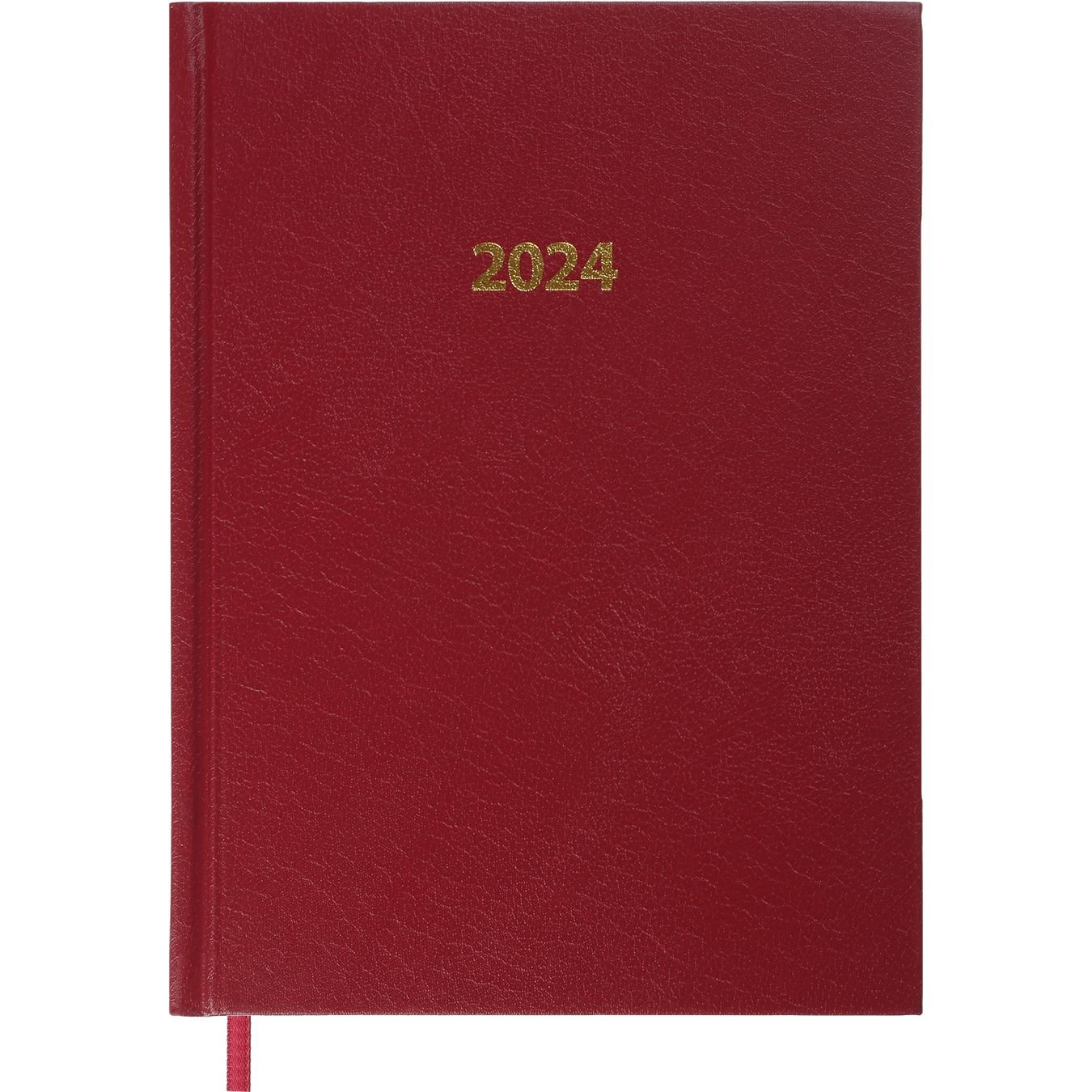 Ежедневник датированный Buromax Strong 2024 A5 красный (BM.2129-13) - фото 1