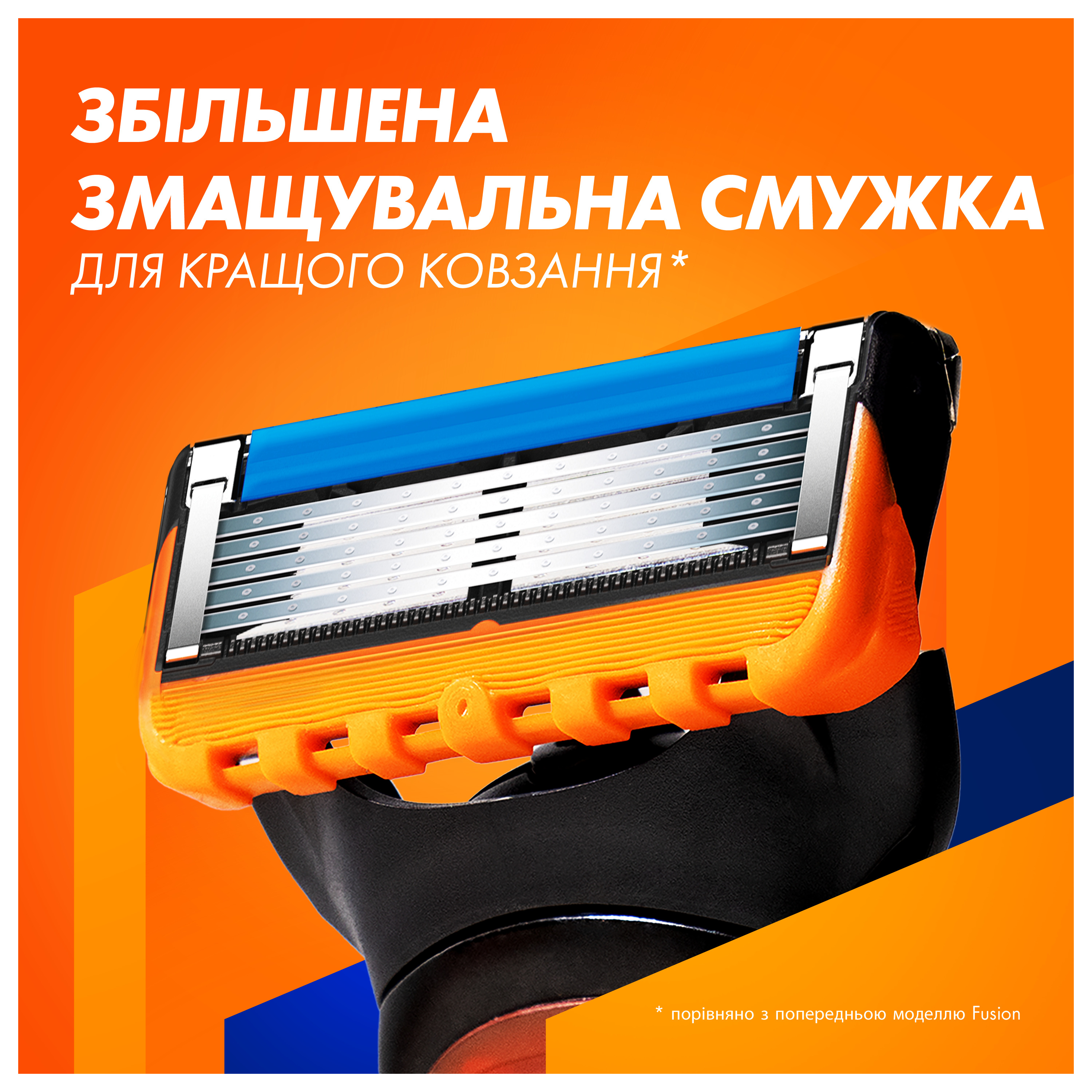 Станок для бритья мужской Gillette Fusion5 с 5 сменными картриджами + подставка - фото 6