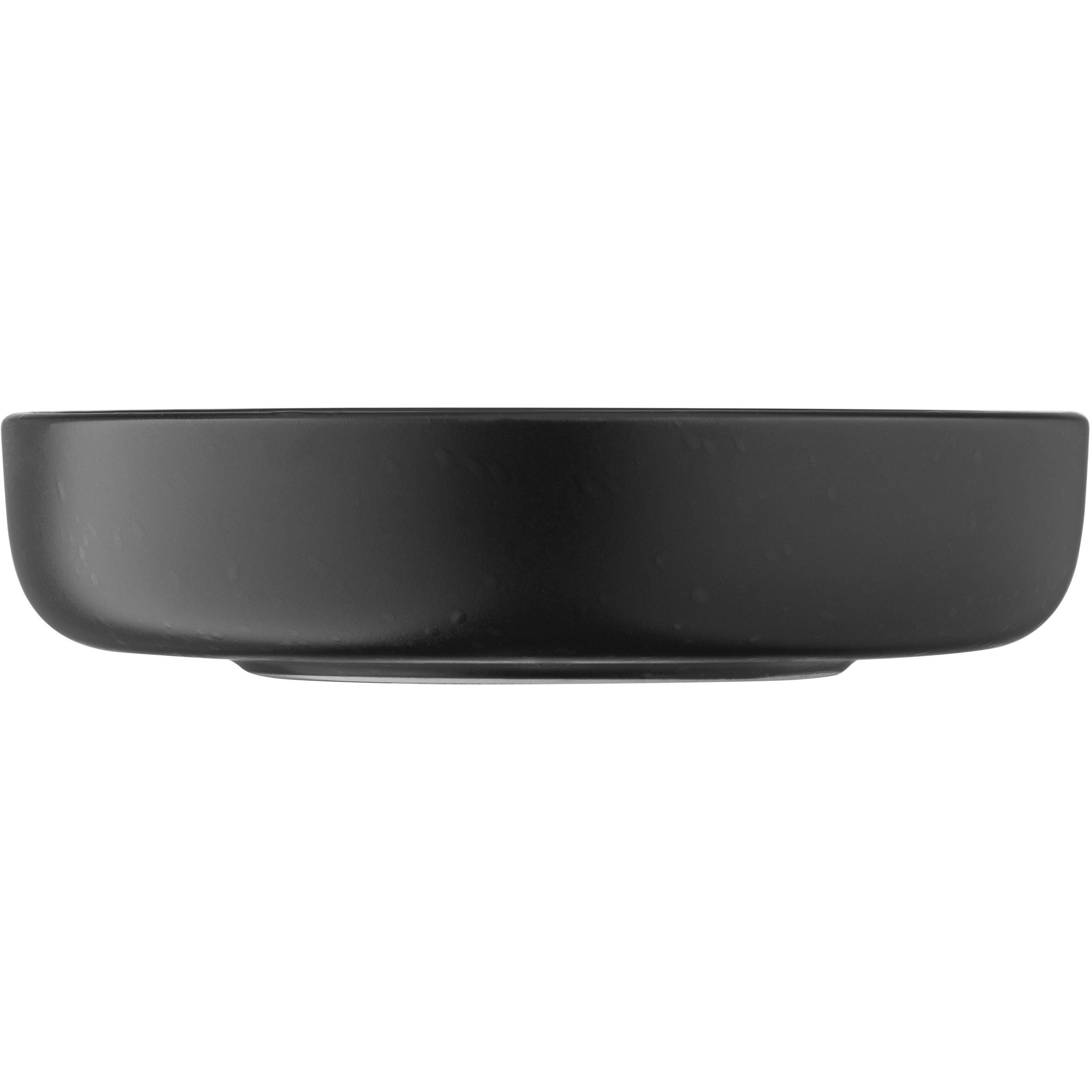 Тарелка суповая Ardesto Trento, 21,5 см, черная (AR2921TB) - фото 2