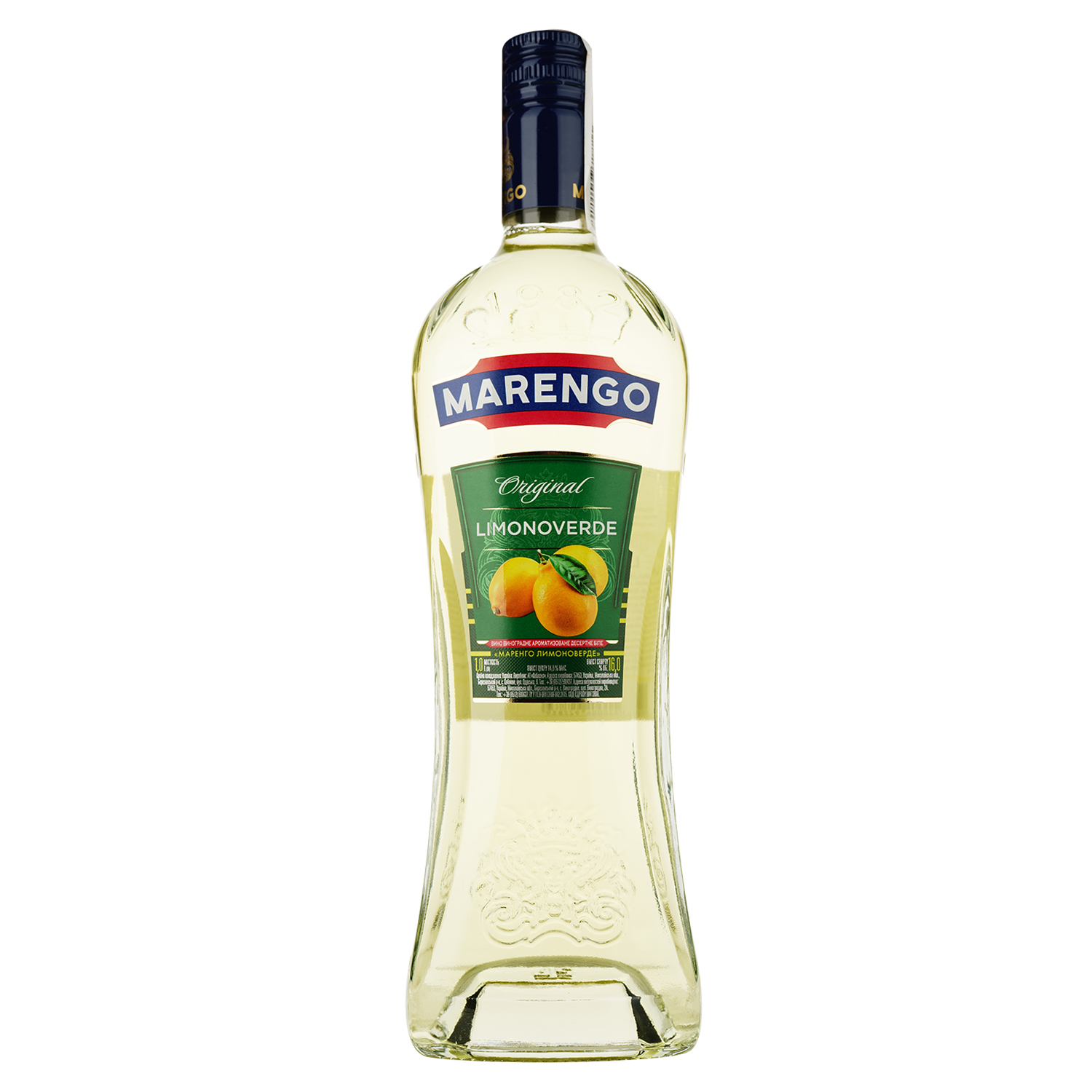 Вино Marengo Limonoverde, ароматизоване, 16%, 1 л (875062) - фото 1