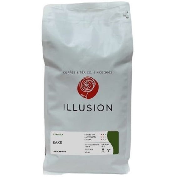 Кава в зернах Illusion Rwanda Sake (фильтр), 1 кг - фото 1