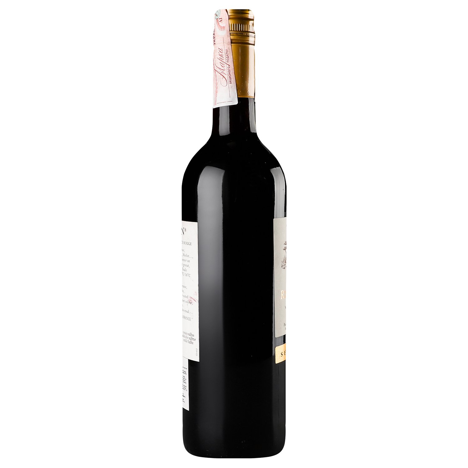 Вино Uvica Richebaron, червоне, сухе, 0,75 л - фото 2