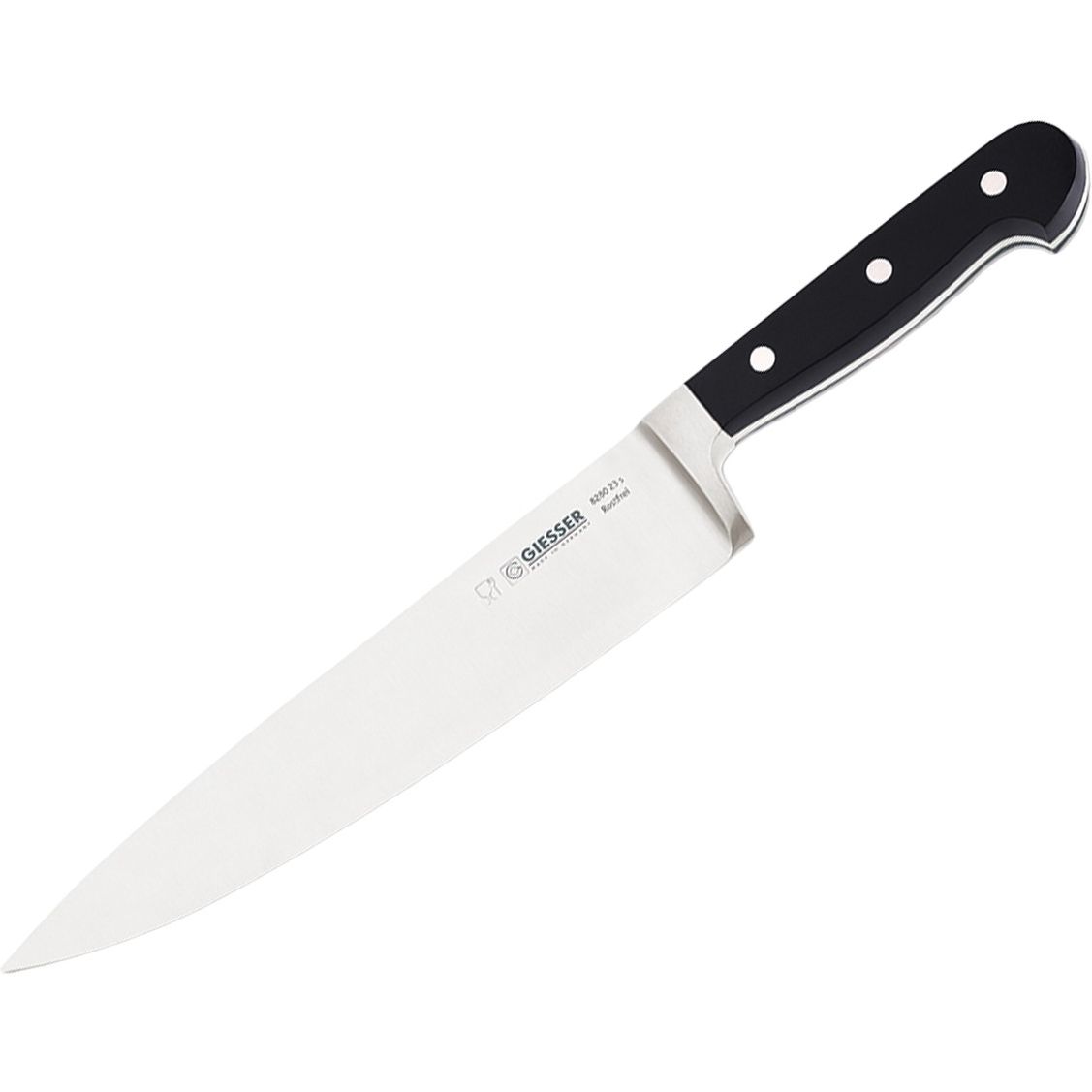 Кухонный шеф-нож Giesser 230 мм Черный 000266581 - фото 1