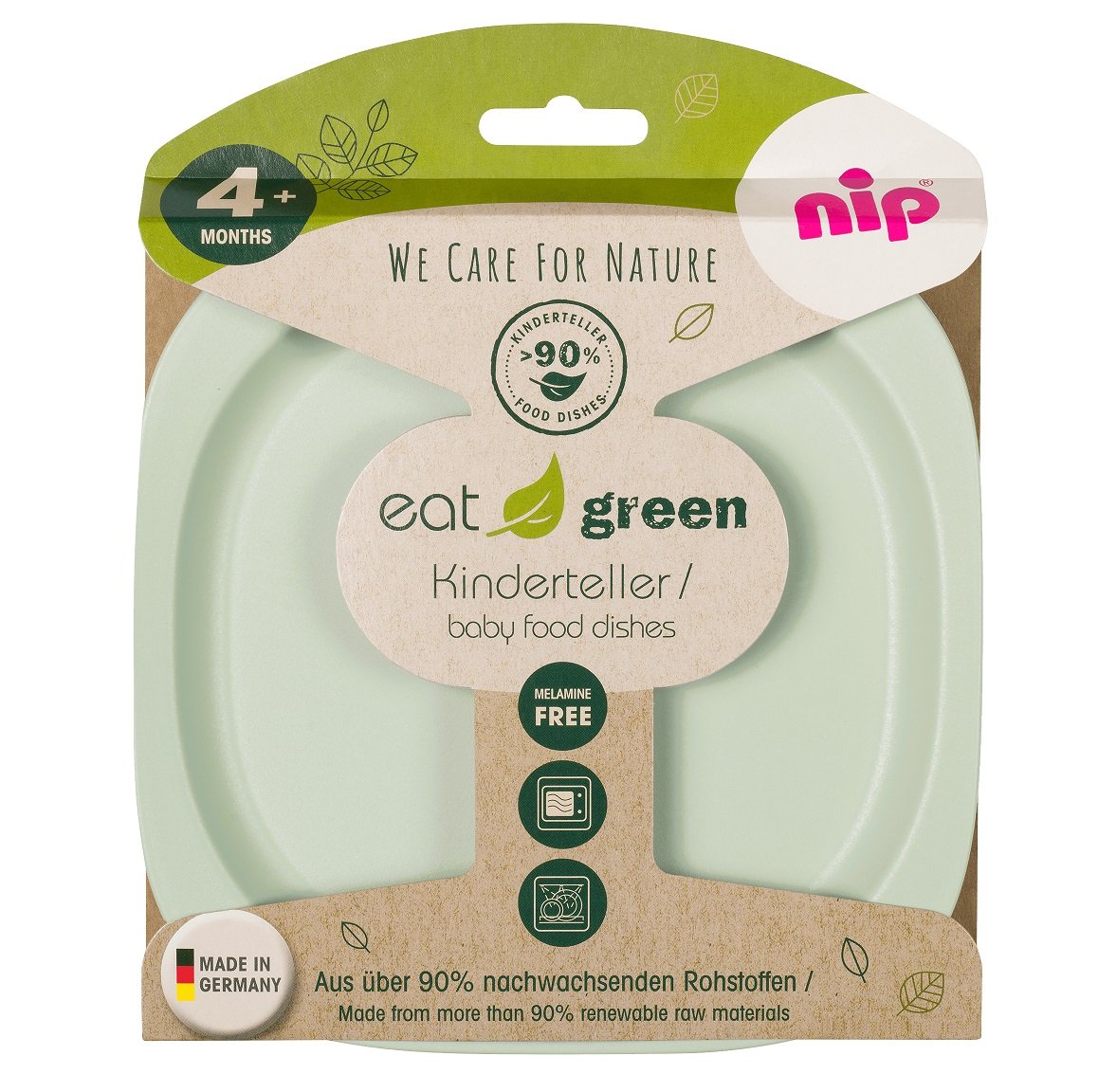 Тарілочки Nip Зелена серія, 2 шт., зелений (37068) - фото 2