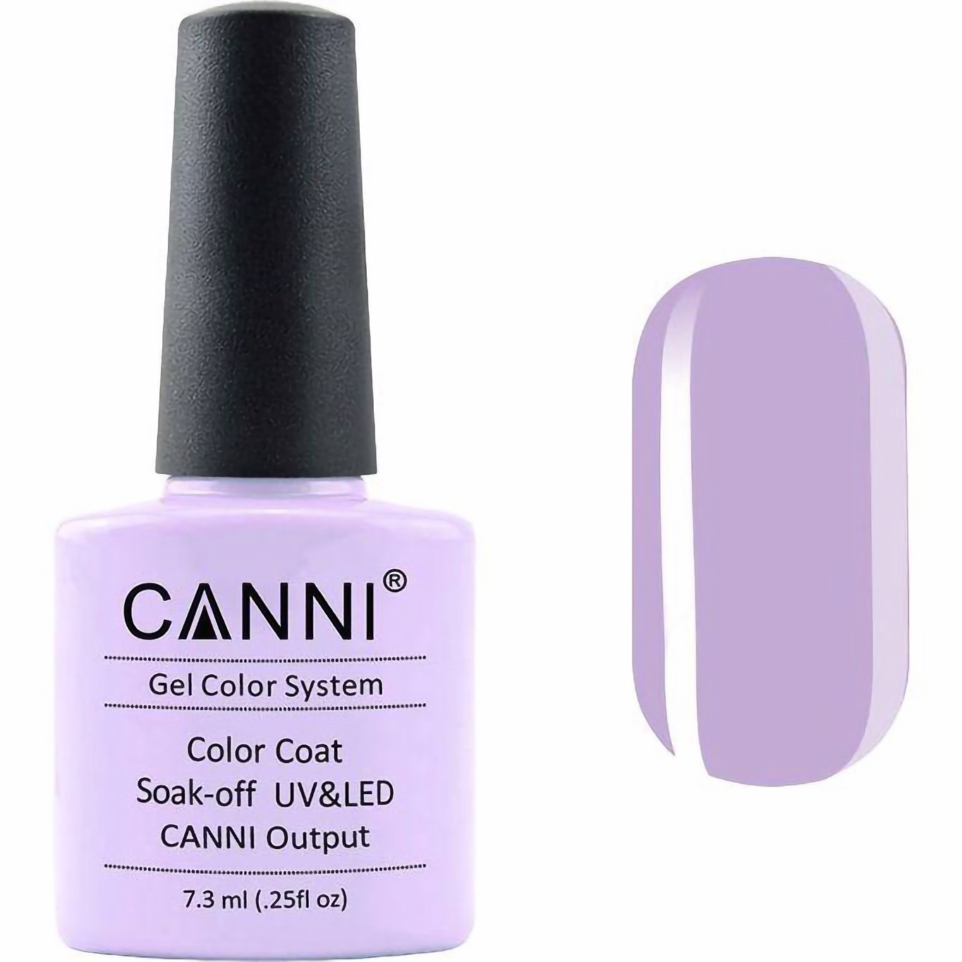 Гель-лак Canni Color Coat Soak-off UV&LED 69 сіро-аметистовий 7.3 мл - фото 1