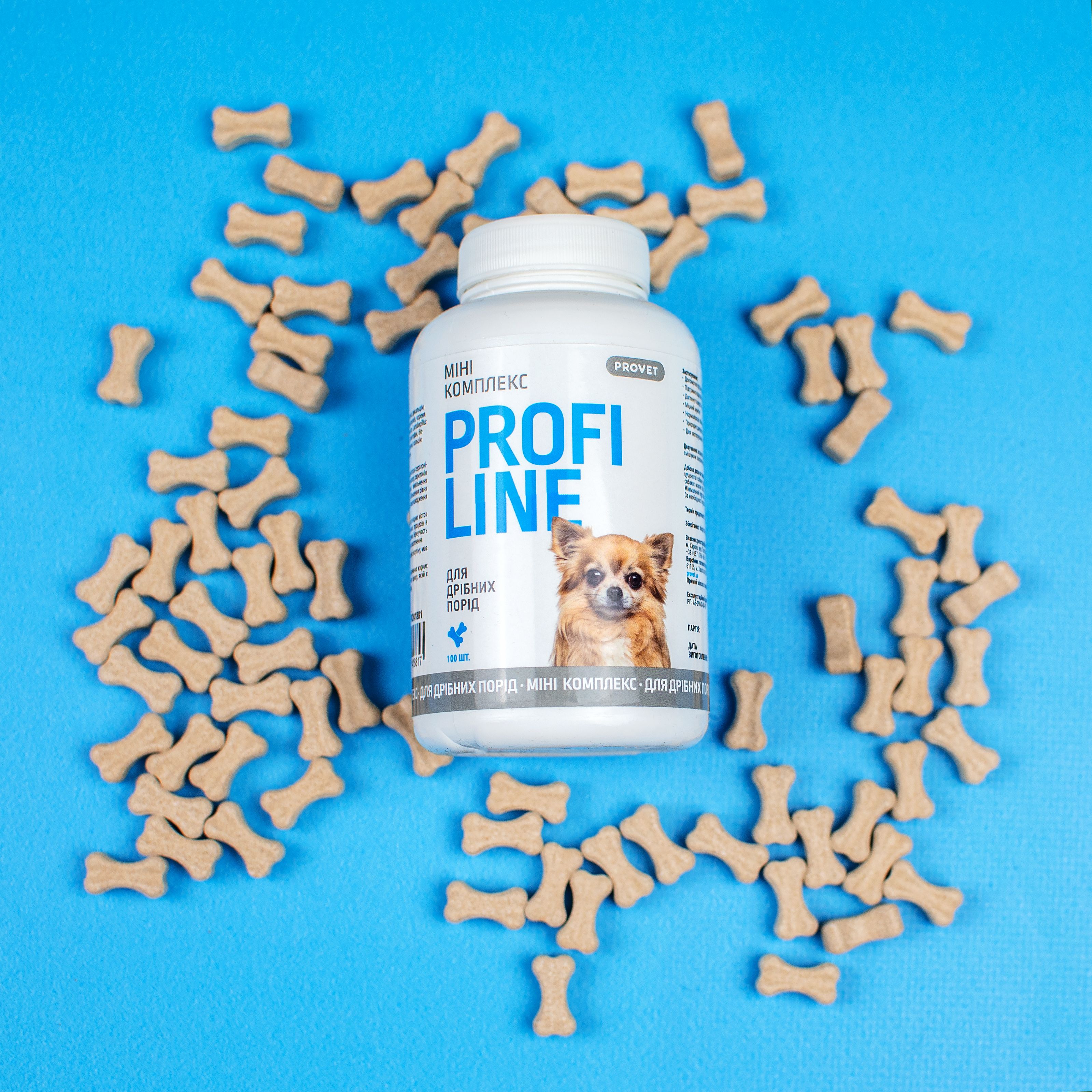 Витамины для собак ProVET Profiline Мини комплекс для мелких пород 100 таблеток - фото 4