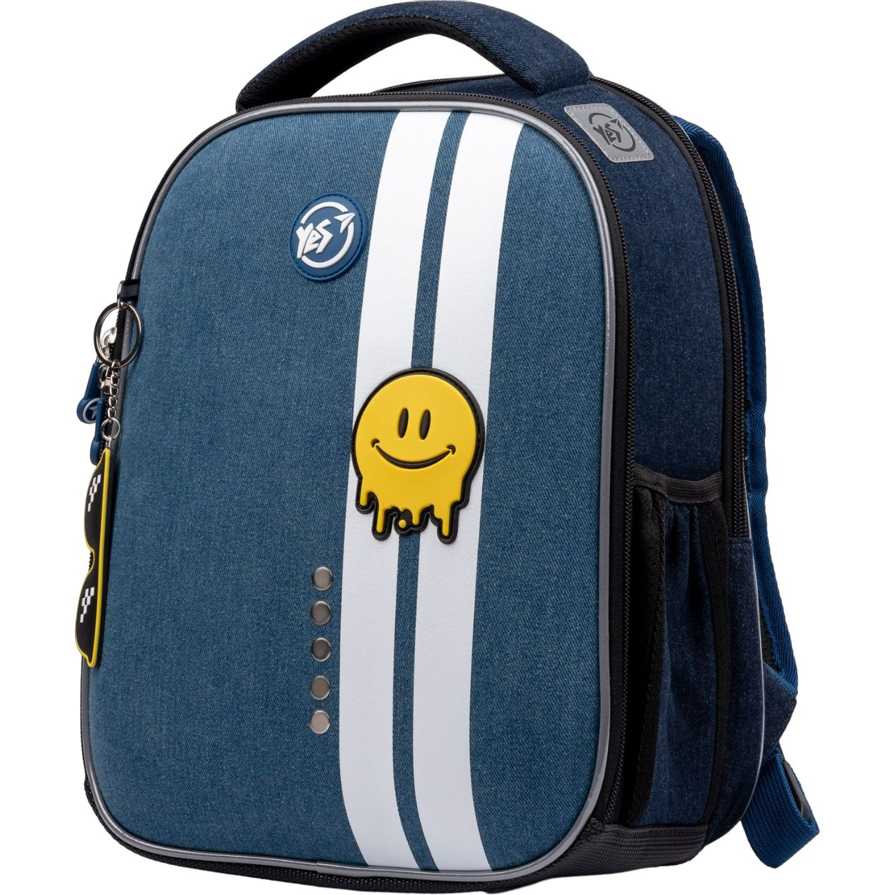 Фото - Шкільний рюкзак (ранець) Yes Рюкзак каркасний  H-100 Smiley World, синій  (552223)