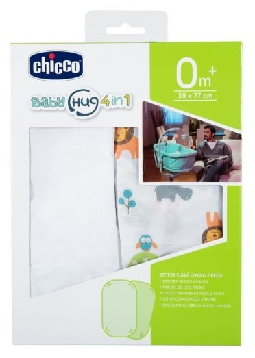 Простирадло для ліжечка Chicco Baby Hug, 77х39 см, 2 шт. (05010.45) - фото 3