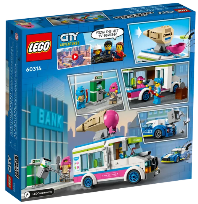 Конструктор LEGO City Погоня полиции за грузовиком с мороженым, 317 деталей (60314) - фото 3