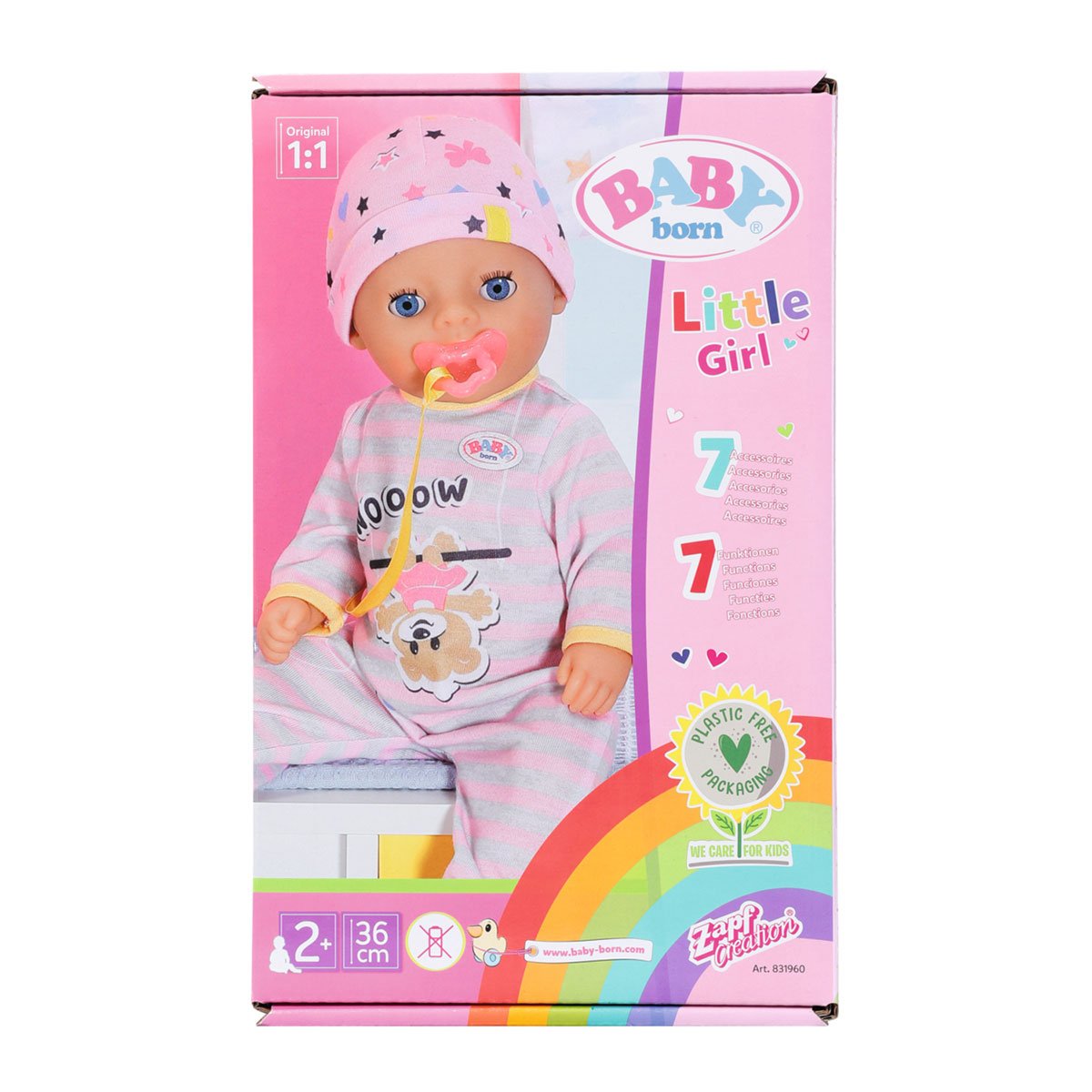 Кукла Baby Born Нежные объятия Кроха, с аксессуарами, 36 см (831960) - фото 12