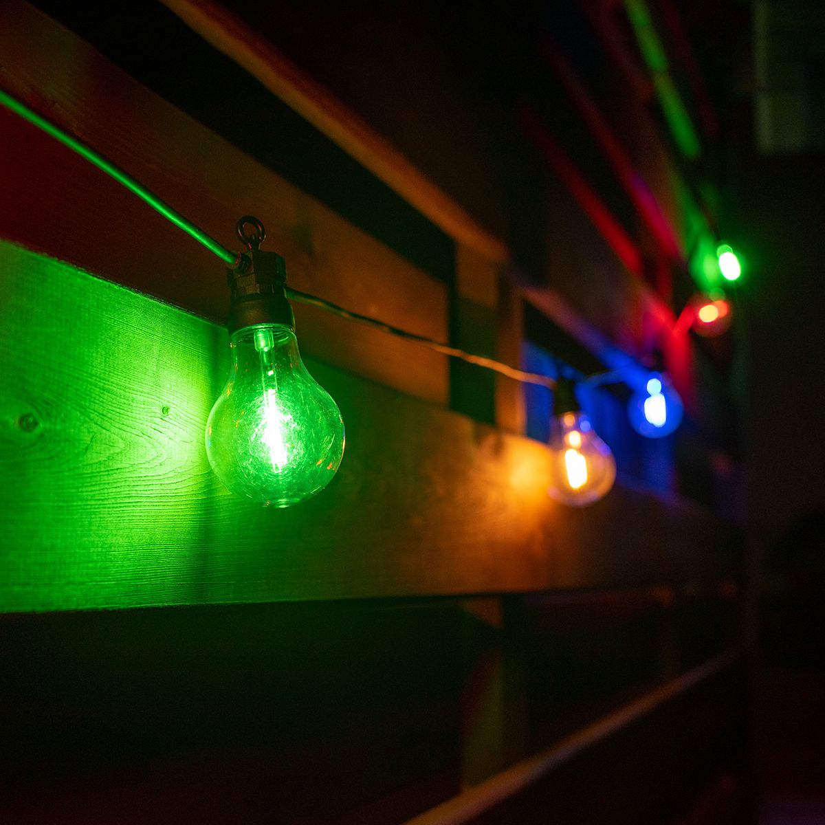 Електрогірлянда-ретро Yes! Fun вулична LED 10 ламп 8 м багатобарвна (801173) - фото 4