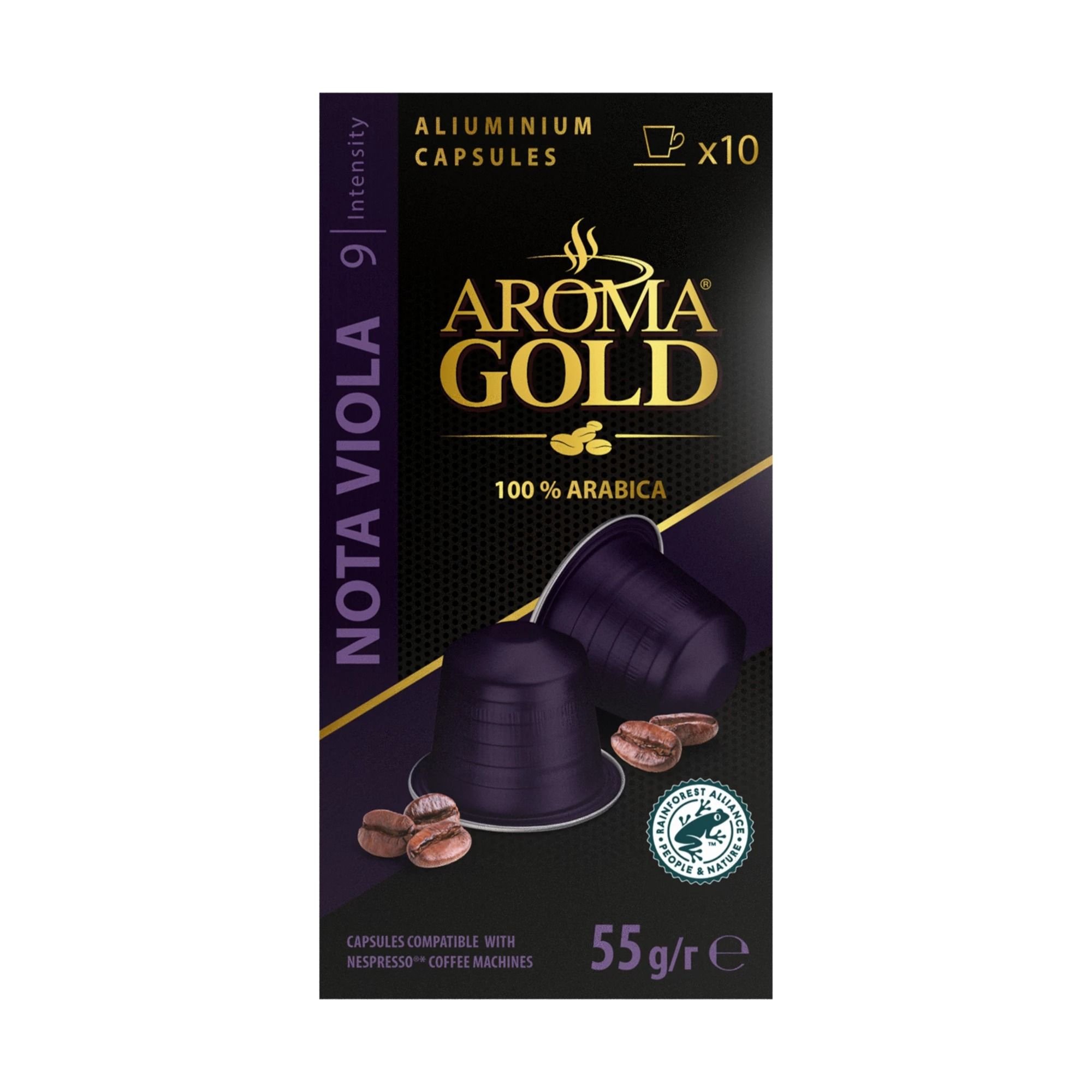 Кофе в капсулах Aroma Gold Nota Viola 55 г (10 шт. по 5.5 г) - фото 2