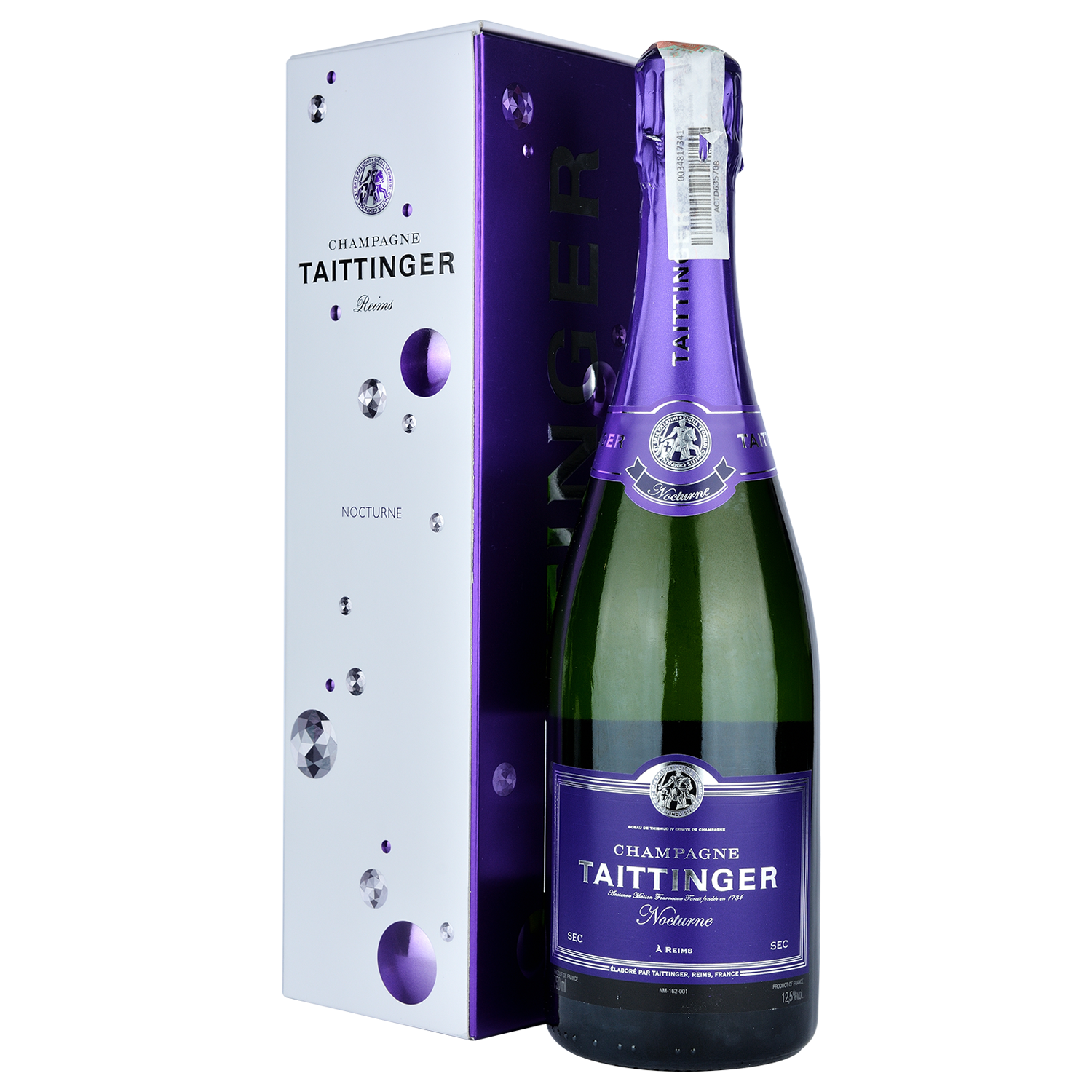 Шампанское Taittinger Nocturne Sec, белое, сухое, 0,75 л (5510) - фото 1