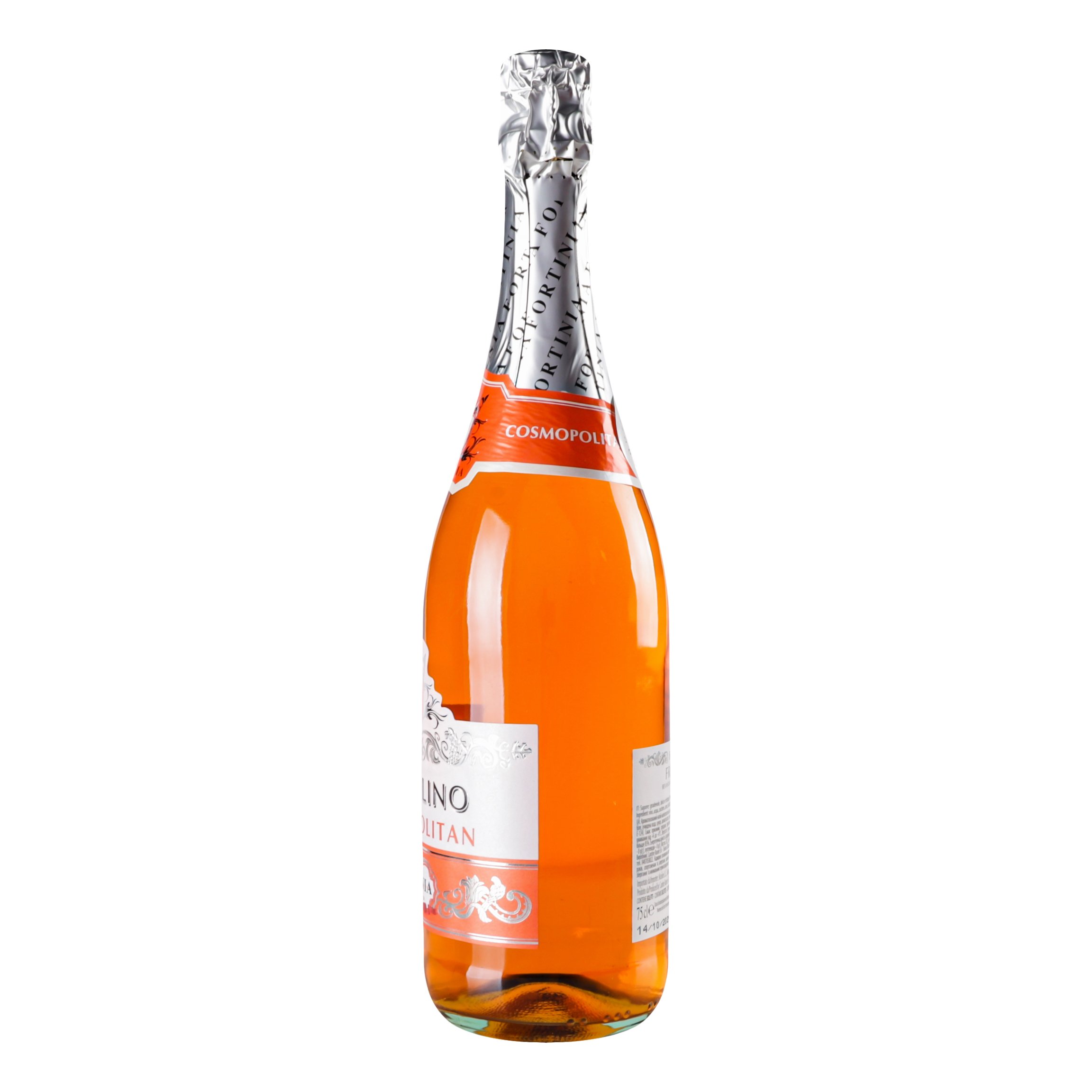 Напиток винный Фраголино Fortinia Cosmopolitan оранжевый полусладкое, 7%, 0,75 л (830273) - фото 2
