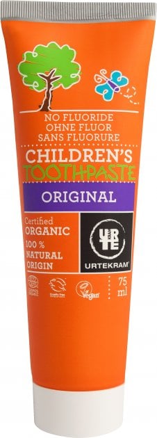 Органическая зубная паста для детей Urtekram Original, 75 мл - фото 1