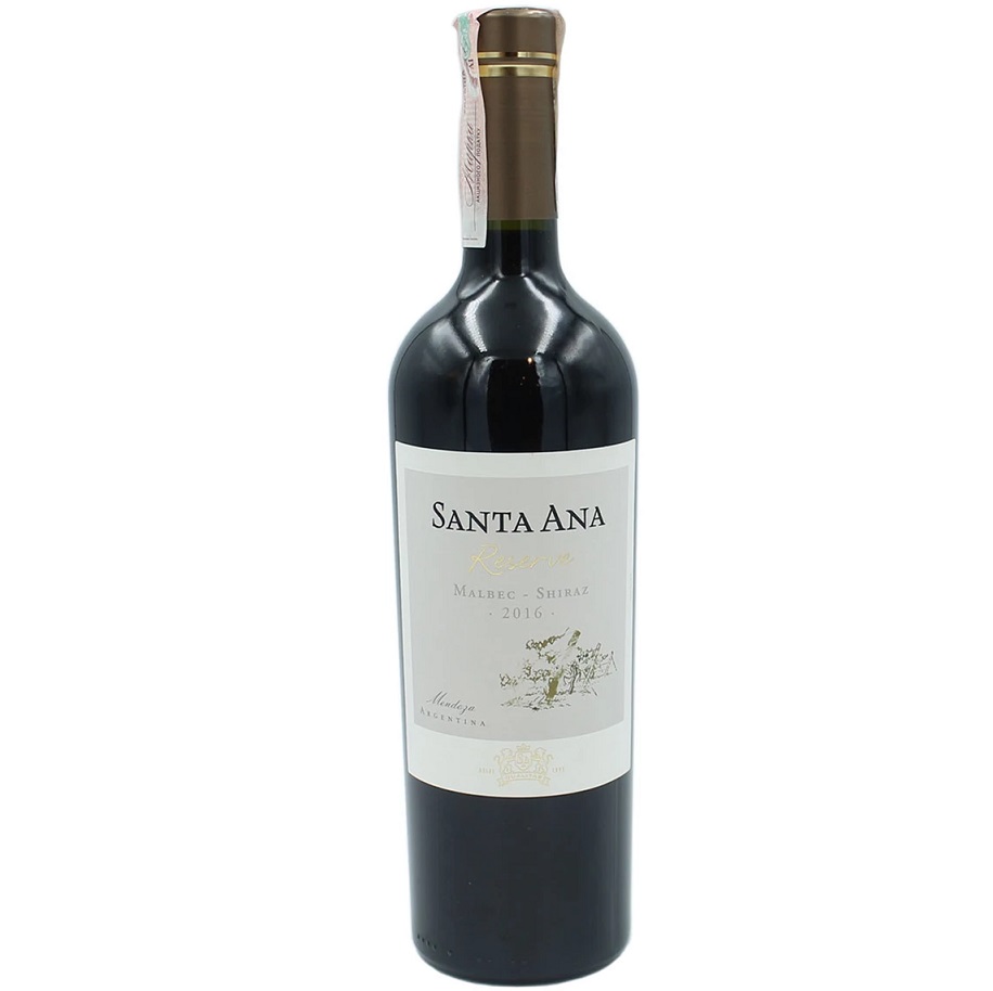 Вино Santa Ana Reserve Malbec Shiraz, червоне, сухе, 13,5%, 0,75 л (8000009483354) - фото 1