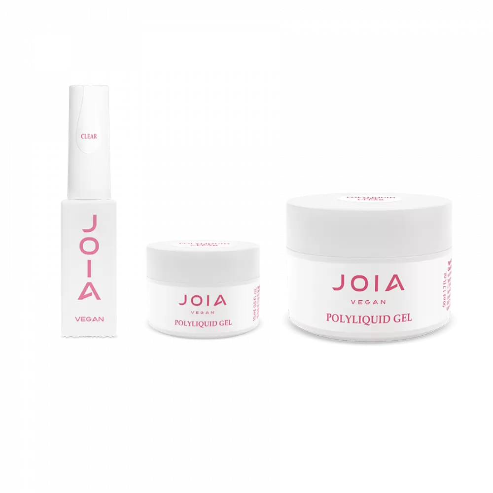 Рідкий гель для укріплення та моделювання Joia vegan PolyLiquid gel Clear 15 мл - фото 3