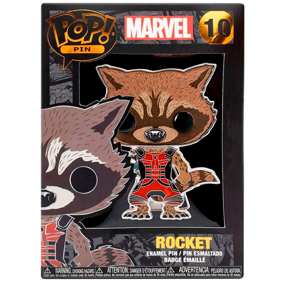 Фігурка-пін Funko Pop Marvel Єнот Ракета (MVPP0011) - фото 5