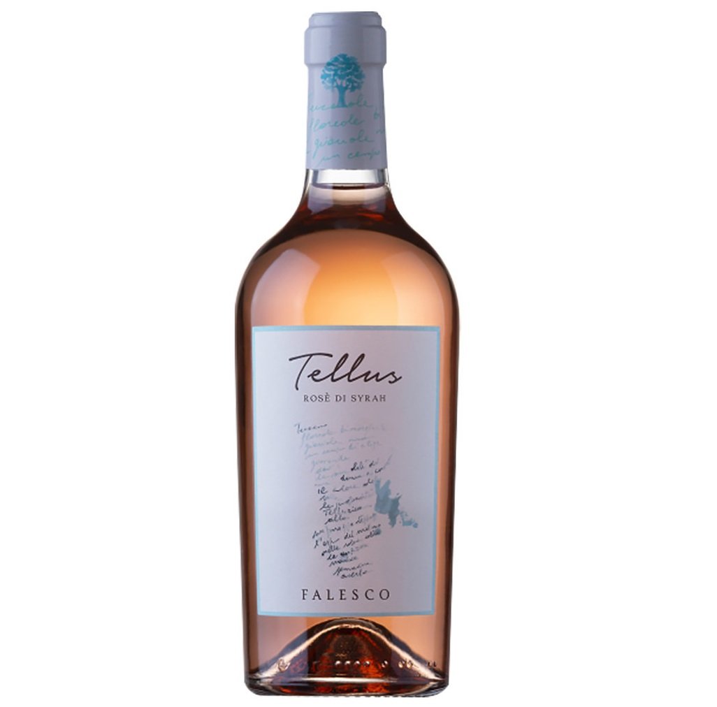 Вино Falesco Tellus Rose di Syrah, рожеве, сухе, 12%, 0,75 л (8000019978128) - фото 1