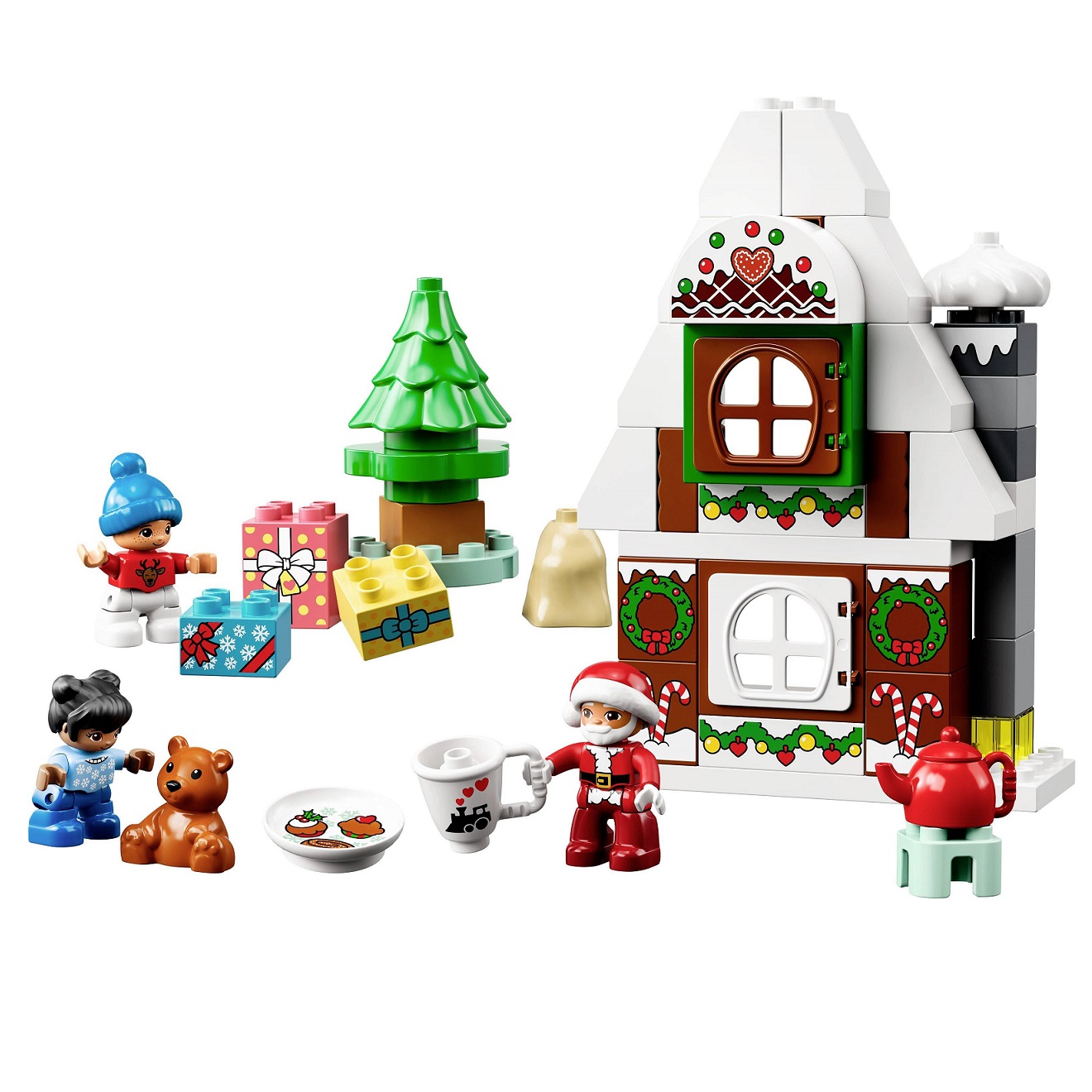 Конструктор LEGO DUPLO Пряничний будиночок Санти, 50 деталей (10976) - фото 3