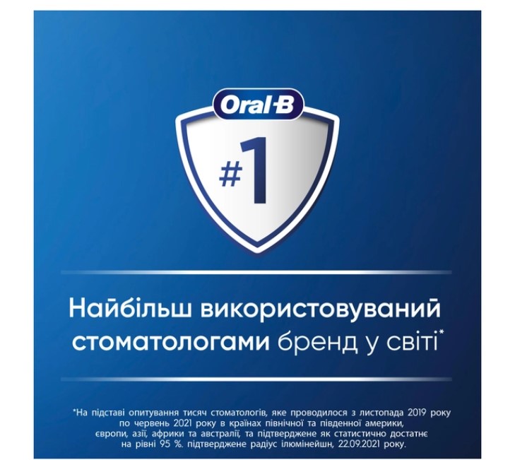 Набір електричних зубних щіток Oral-B Braun Pro3 Family Edition: зубна щітка для дорослих Pro Series 1 + зубна щітка для для дітей Pro Kids Frozen - фото 10