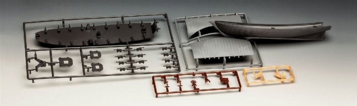 Сборная модель Revell Набор Пиратский корабль Черная Жемчужина, уровень 3, масштаб 1:150, 112 деталей (RVL-65499) - фото 3