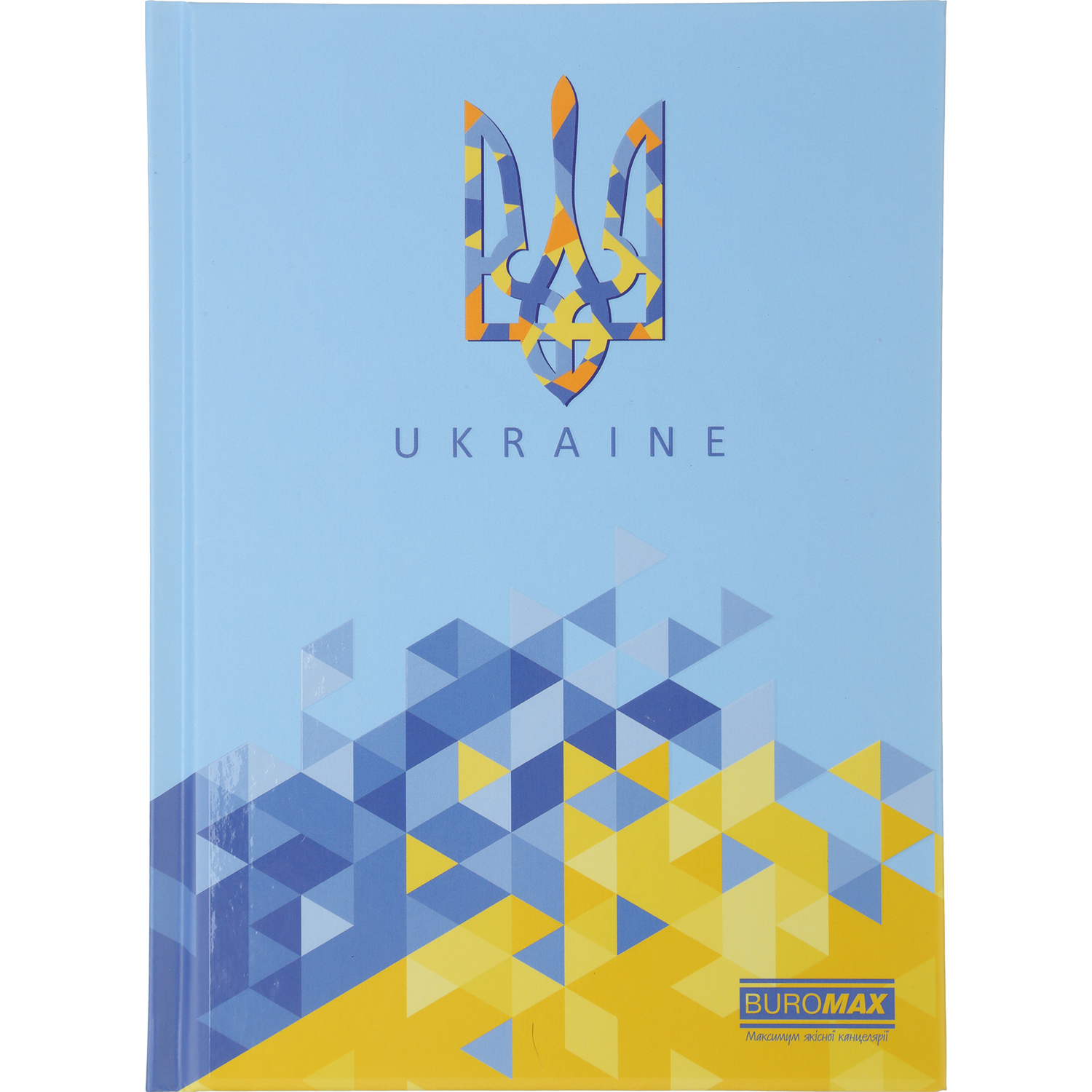 Блокнот Buromax Ukraine А-5, 96 листів блакитний (BM.24511101-14) - фото 1