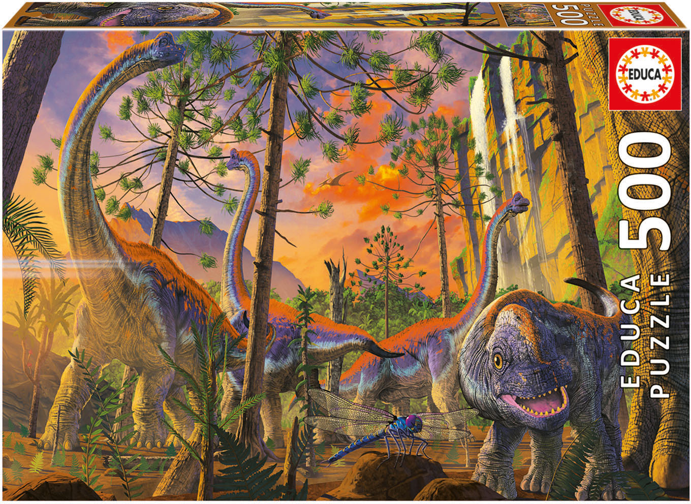 Пазл Educa Динозавры. Винсент Хай, 500 элементов (19001) - фото 1