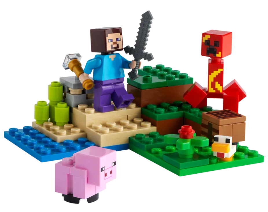 Конструктор LEGO Minecraft Засідка Кріпера, 72 деталей (21177) - фото 4