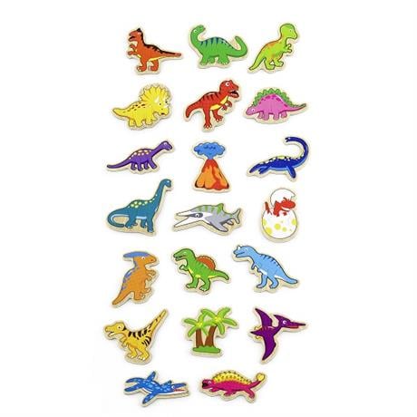 Набір магнітів Viga Toys Динозаври, 20 шт. (50289) - фото 2