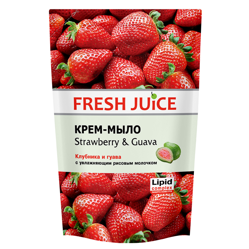 Крем-мыло Fresh Juice Strawberry & Guava, 460 мл (466023) - фото 1